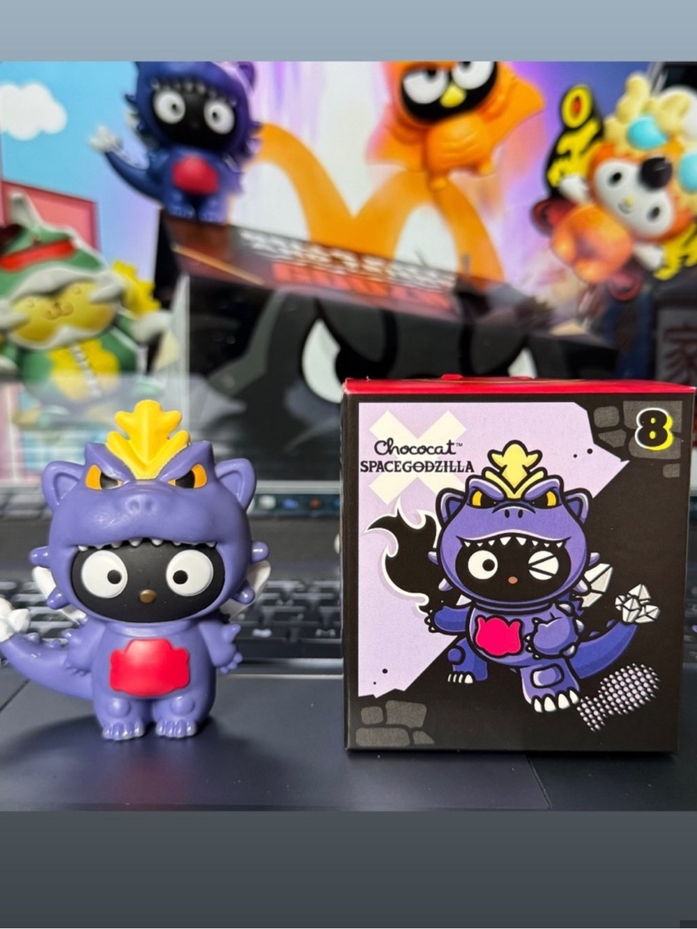 McDonald's Hello Kitty x Godzilla Chococat SpaceGodzilla Happy Meal Toy #8